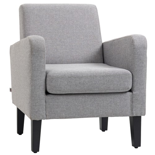 Light grey accent - accent, armchair