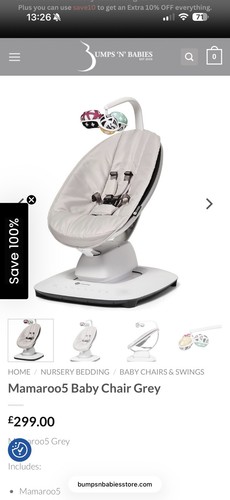 4moms mamaroo grey - 5.0,