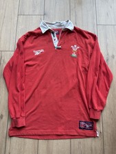 Wales 1996-1998 Reebok Home Rugby Shirt 34"/36"
