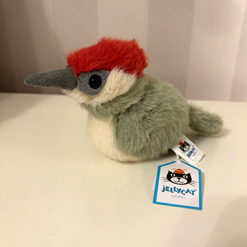 Jellycat birdling woodpecker - jellycat,