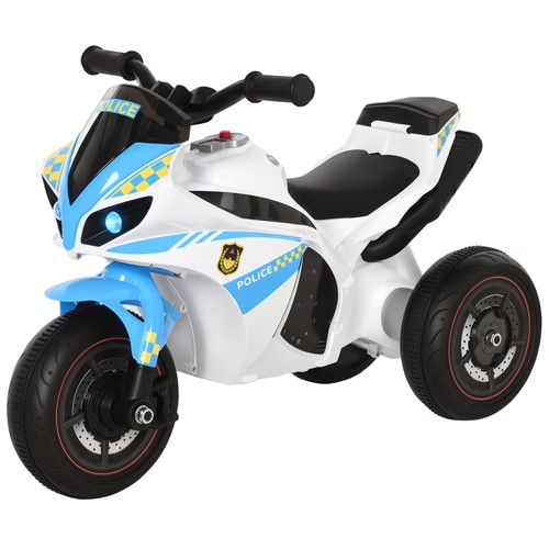 Homcom kids ride - ride-on, police
