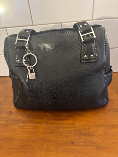 Fossil black leather handbag - fossil,