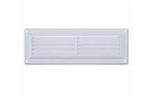 2x Louvre air Vent 9x3 White