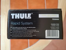 Thule 753 Rapid System Foot Pack (Set of 4 Feet) 753000, opened but unused. 