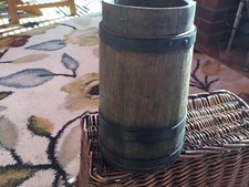 vintage /antique oak barrel