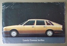 LANCIA GAMMA BERLINA orig 1977 Euro Mkt Large Format Sales Brochure