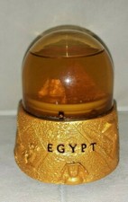 Egypt Souvenir Gold Flake Snow Globe Snow Dome - Pyramid King Tut  Sphynx