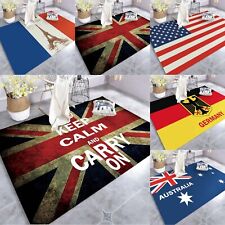 3D Union Jack Print Floor Mat