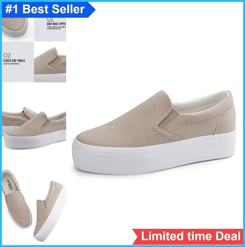Women platform loafers slip - platform, on