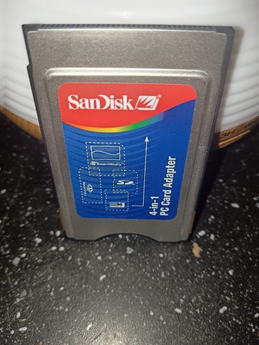Sandisk pc card - 4-in-1, adapter