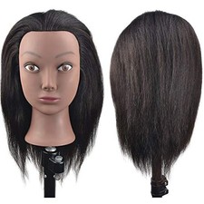 Mannequin Head 100% Real Hair