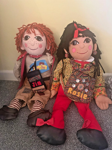 Rosie jim rag dolls - &,