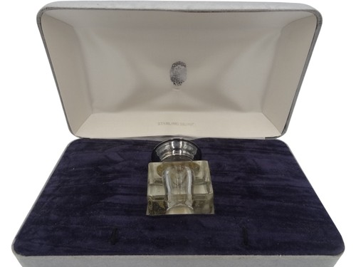 Sterling silver inkwell - silver,