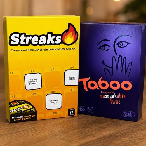 Streaks and taboo board - streaks,
