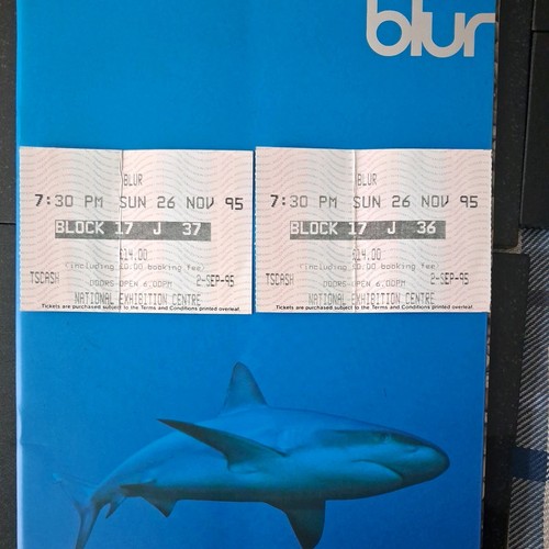 Blur 1995 tour programme plus - tour,