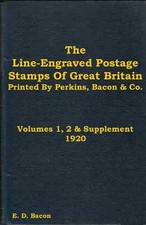 LINE ENGRAVED STAMPS OF GB 628p Perkins Bacon Co Penny Black 1d Red 2d Blue - CD