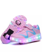 Unisex Kids Roller Shoes LED