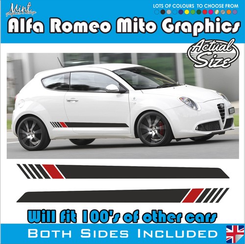 Alfa romeo mito side stripes - mito,