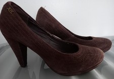 Xti Brown real suede leather