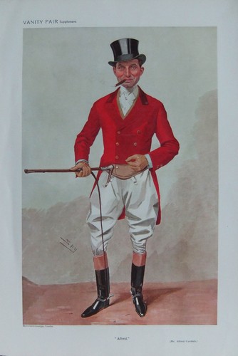 Old vanity fair cartoon print - fair,