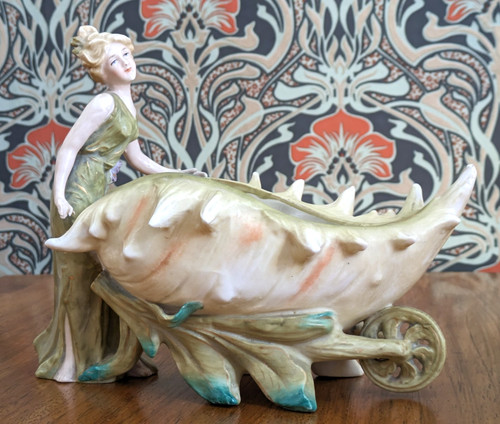 Bohemian art nouveau porcelain - bohemian,