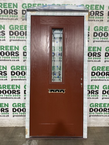 Brown composite front - front, door