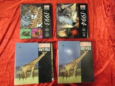 4 INFORMATIVE WILDLIFE FACT FILE BUNDLE ** FREE UK POST ** HARDBACK