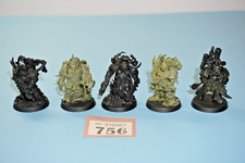 Plague Marines x 5 - Warhammer 40K Death Guard