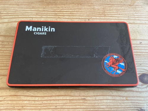 Manikin cigar tin empty - tin,