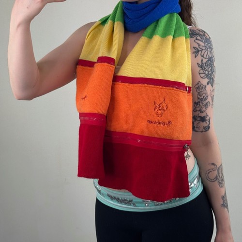 Y2k vintage punkyfish scarf - y2k,