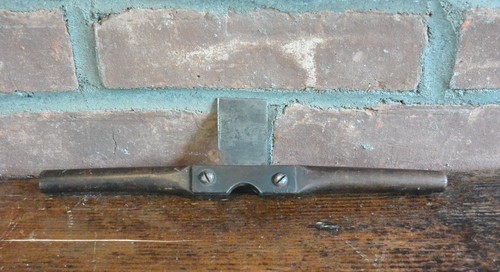 Antique spokeshave half - spokeshave;, round
