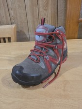 Boys BOREAL Aspen Grey/Red Waterproof & Breathable Hiking Walking Boots - UK 5
