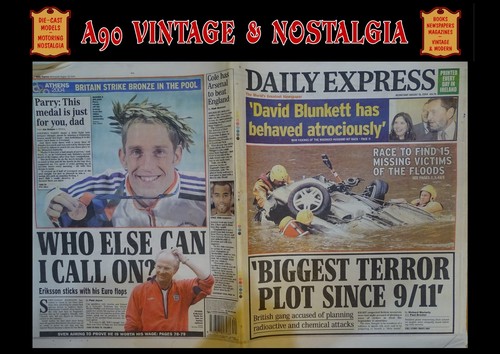 Daily express newspaper august - daily,