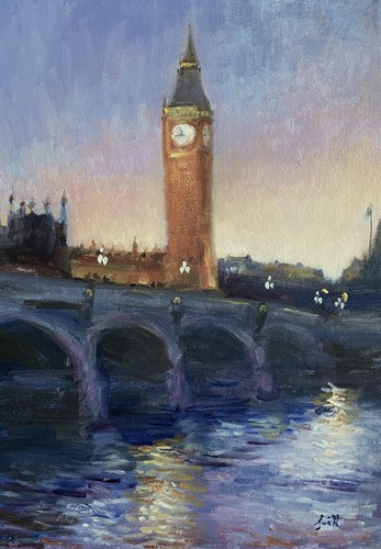 Original oil painting - , on
