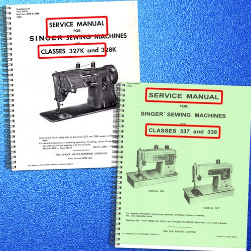 Singer 327k 328k 337 - singer, 338