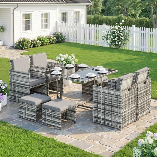 Seater rattan cube garden - seater,