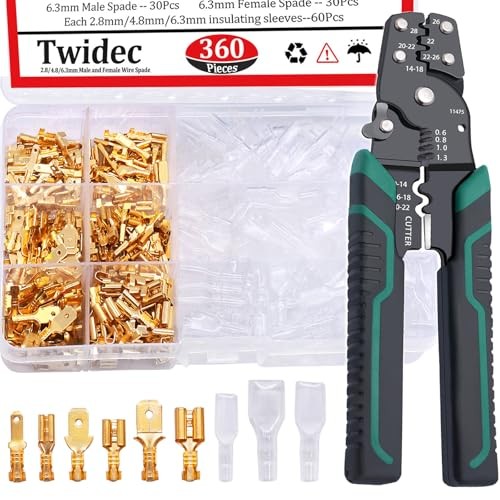 360pcs 8 6 3mm quick - 2.8/4.8/6.3mm,
