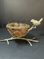Bird Nest Tealight Candle