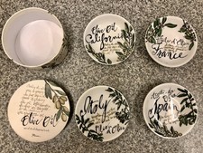 Set of four Rosanna Olive Oil Dipping Bowls 4" Diameter in original box - New