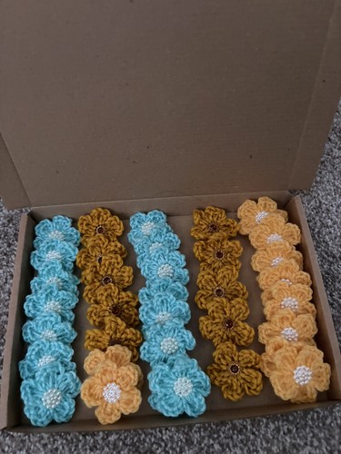 Crochet flowers 35handmade - crochet, x