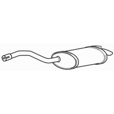 Quality Rear Exhaust Silencer Tail Pipe for Ford S-Max AOWA/AOWB 2.0 (2006-2012)