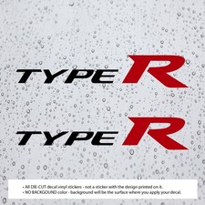 (2x) Type R Decal Vinyl