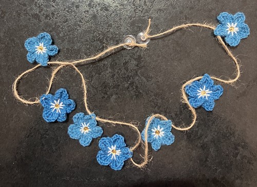 New hand crochet forget me - forget,