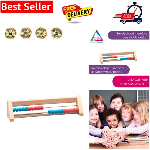 Wood inch student abacus - re,