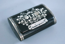Antique georgian silver inlaid - antique,