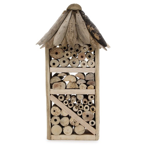 Driftwood bee hotel highrise - bee,
