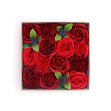 Classic red roses soap - -,