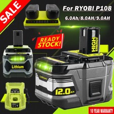 For Ryobi P108 ONE+ 18V 6Ah