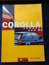 Toyota Corolla Compact and G6
