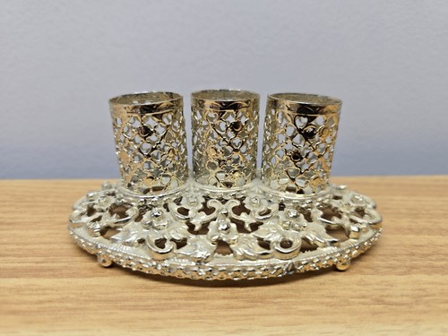 Vintage gold tone slot - gold, lip